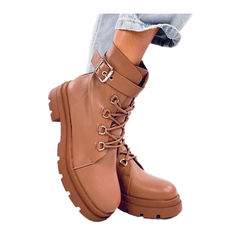 Military boots brown