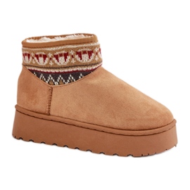 Model 20226-4B Camel snow boots brown