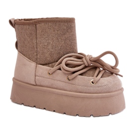 Snow boots Model HY868-39 Beige