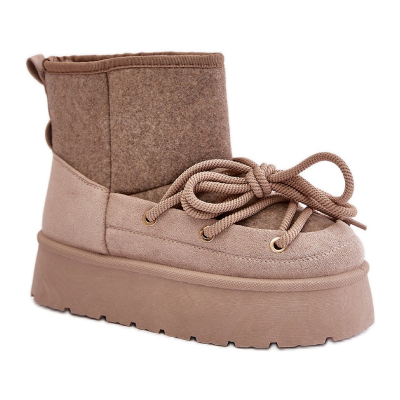 Snow boots Model HY868-39 Beige