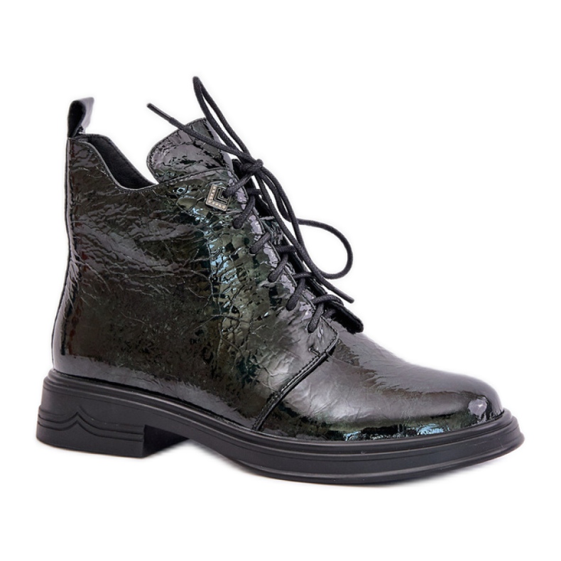 Boots Model Da LZ42-042 Dark Green Varnish