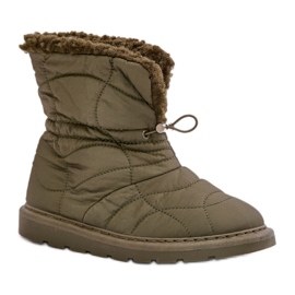 Model 6433 Dark Green snow boots