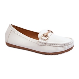 Moccasins Model NN22-991 White Moccasins Model NN22-991 White