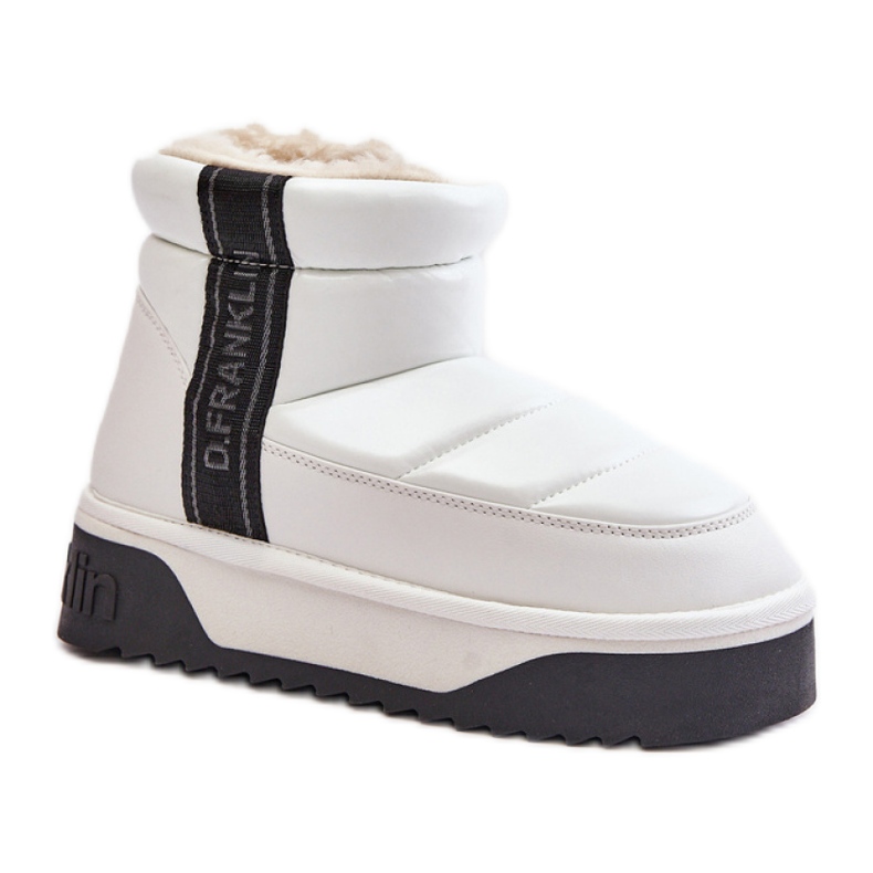 D.Franklin DFSH371011 White snow boots