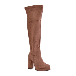 Model LQ-79 Dark Beige boots