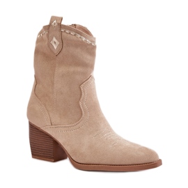 Boots Model CHC359 Light Beige