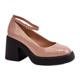 Pumps Model M383 Dark Beige