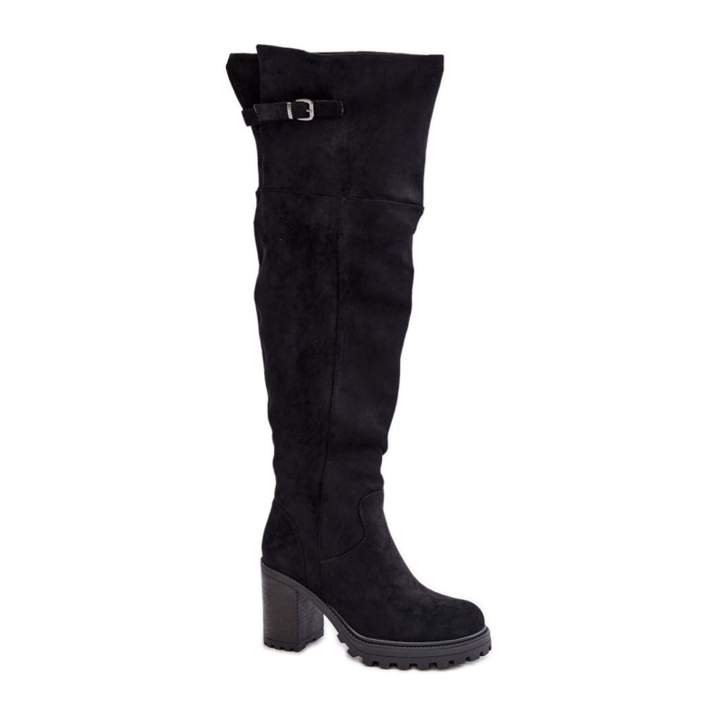 Model LQ-76 Black boots Model LQ-76 Black boots