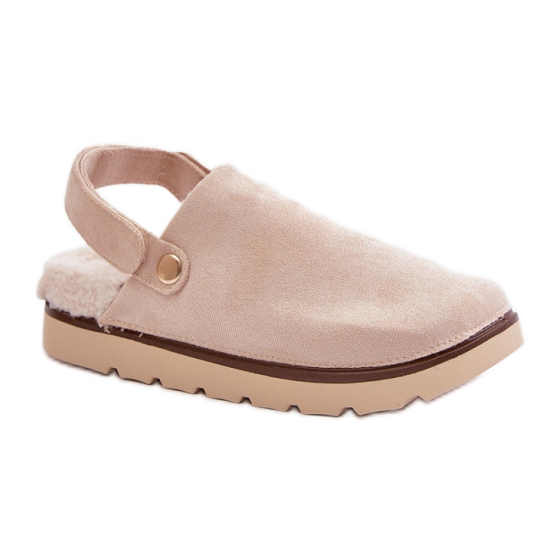 Slippers Model 100-418 Beige