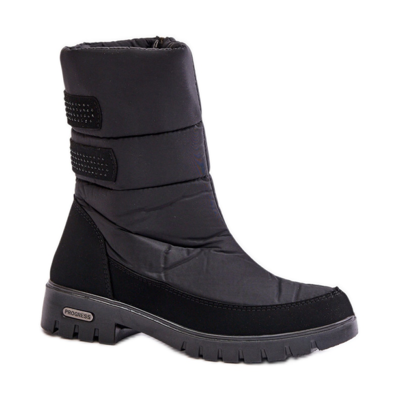 Progress PROGJ-21-16 Black snow boots