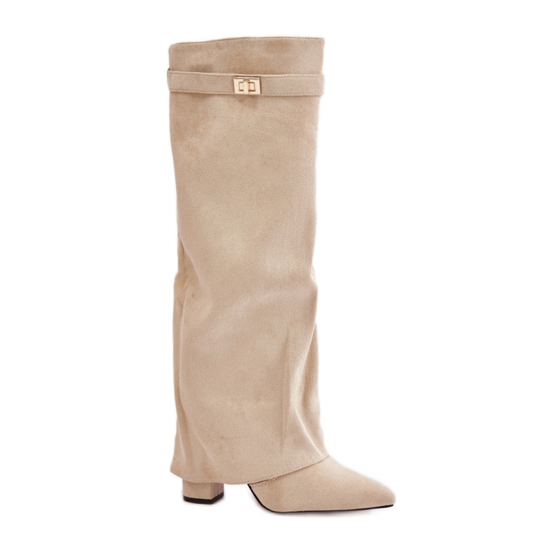 Model LA-289 Light Beige boots