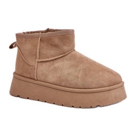 Snow boots Model 24BT26-7368 Beige