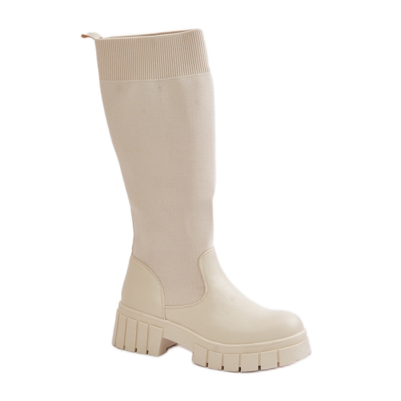 Boots Model RQ438 Light Beige