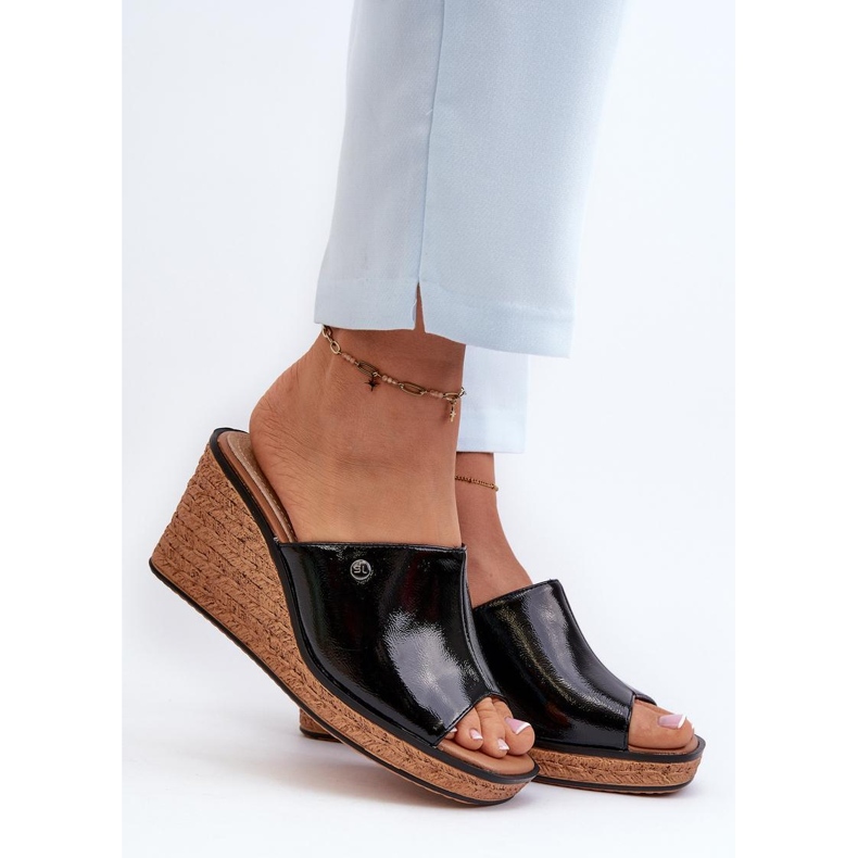 Step in style Sergio Leone KL213 Black flip-flops