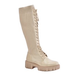 Model DE1169 Beige boots Model DE1169 Beige boots