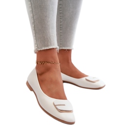 Ballet flats Model ZA37 White