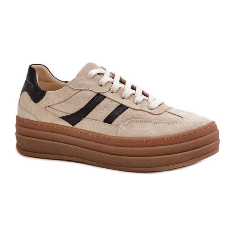 Zazoo N1176 Beige Sports Shoes