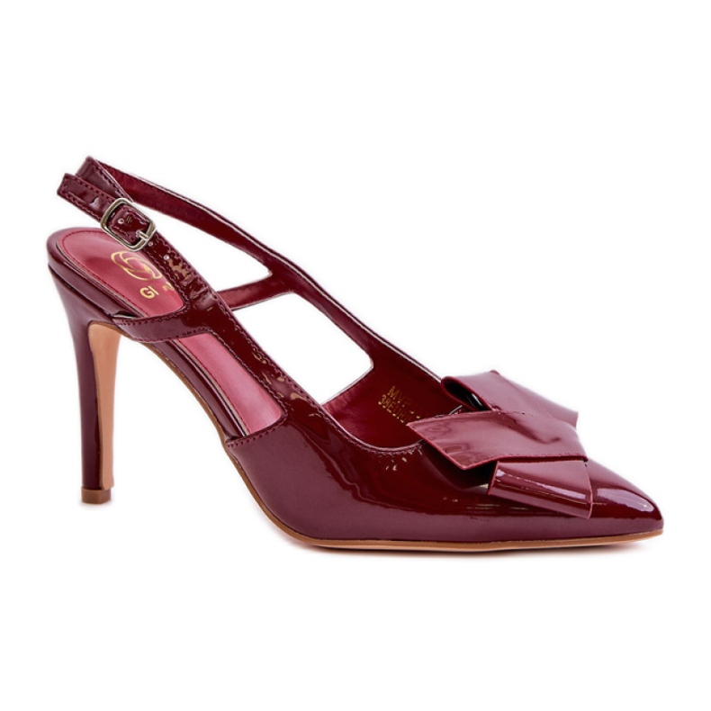 High heels Model MVP351 Burgundy red