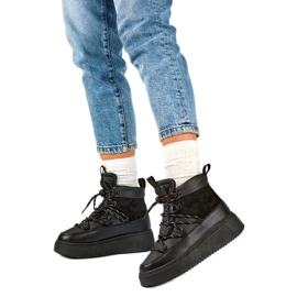 Snow boots Model 24-72302B Black Snow boots Model 24-72302B Black