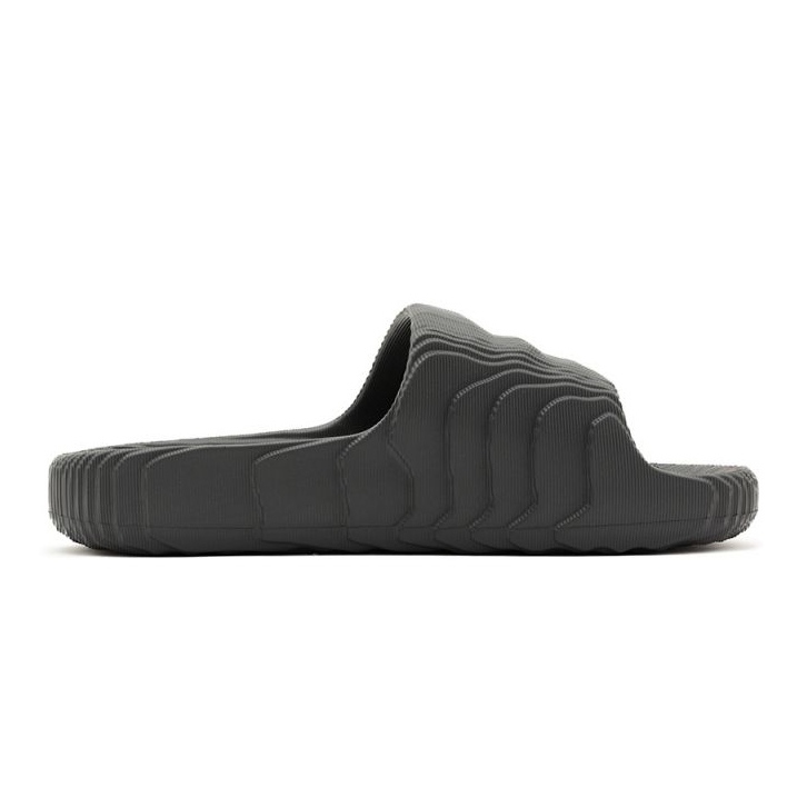 Adidas Adilette 22 Gray Five men's flip-flops, lifestyle, fashionable for summer, black (HP6522) grey