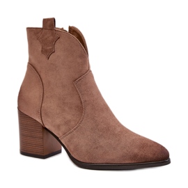 Vinceza 58345 Dark Beige boots