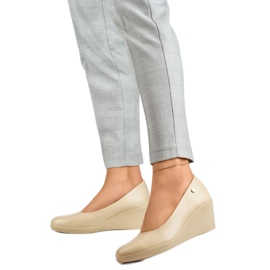 Pumps Model ZS992-2BE Beige - PRIMO Pumps Model ZS992-2BE Beige - PRIMO