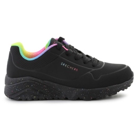 Skechers Uno Lite Rainbow Speckle shoes 310456L-BKMT black