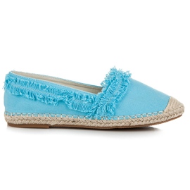 Vices Blue Espadrilles With Fringes Vices Blue Espadrilles With Fringes