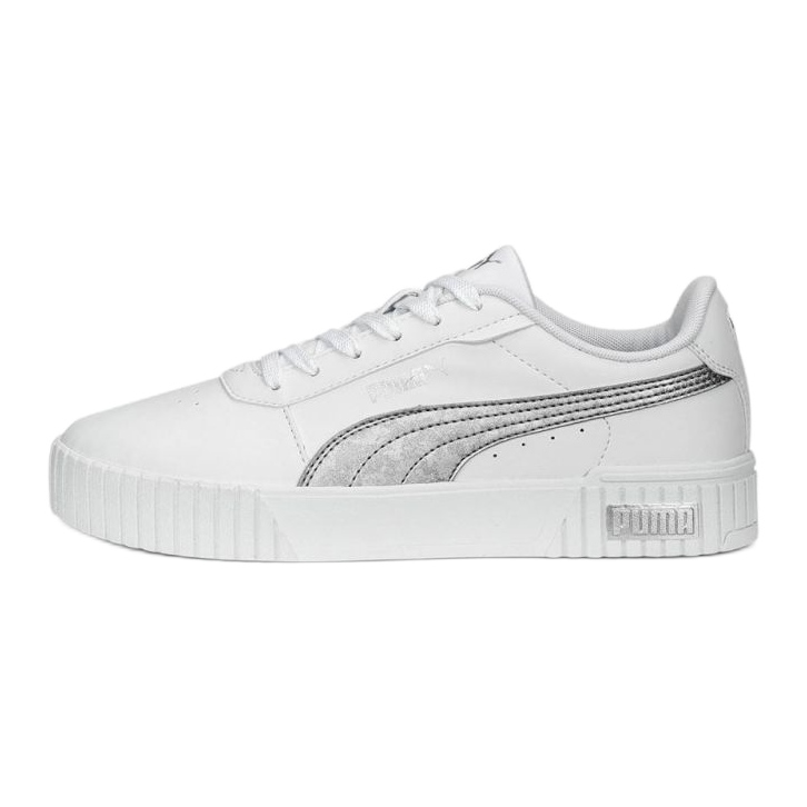Puma Carina 2.0 Space Metallics 389387-02 shoes, white