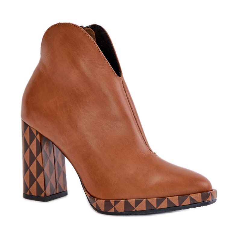 Women's Warm Boots Laura Messi 2836 brown