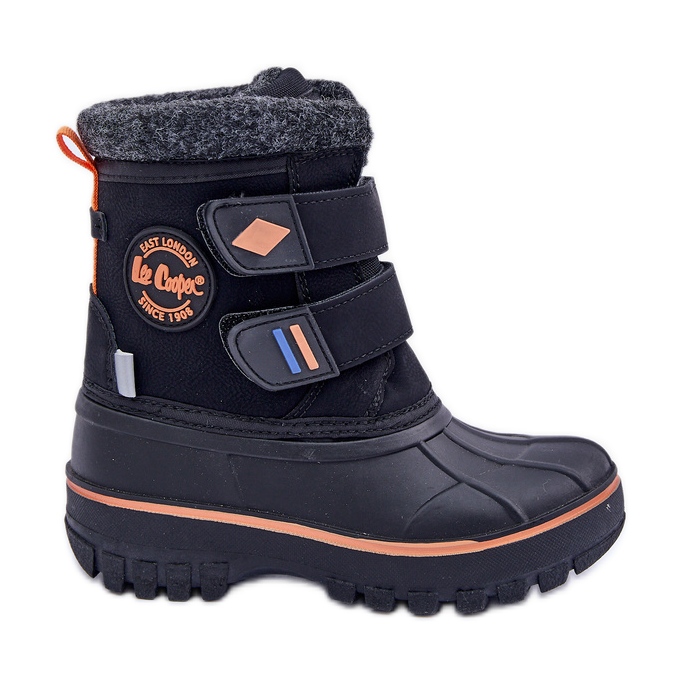 Children's Velcro Snow Boots Lee Cooper LCJ-24-44-2865K Black