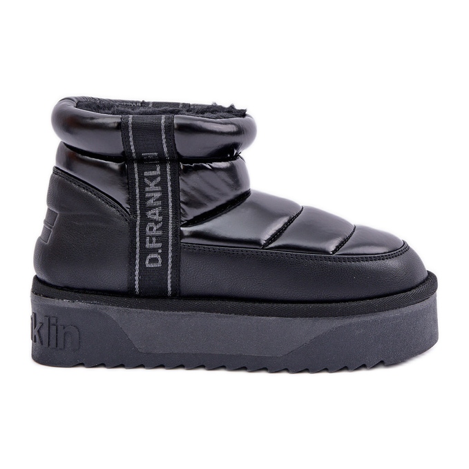 Low Snow Boots With a Thick Sole D.Franklin DFSH371011 Black