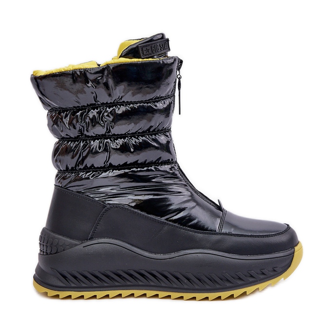 Women's Big Star snow boots with fur OO274A395 Black