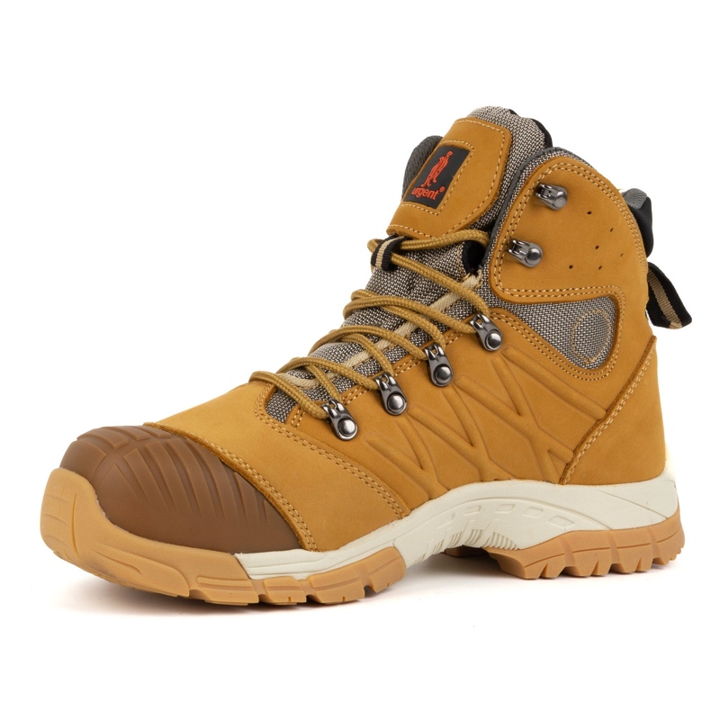 Men's work boots with a composite toe cap URGENT 135/S3 yellow