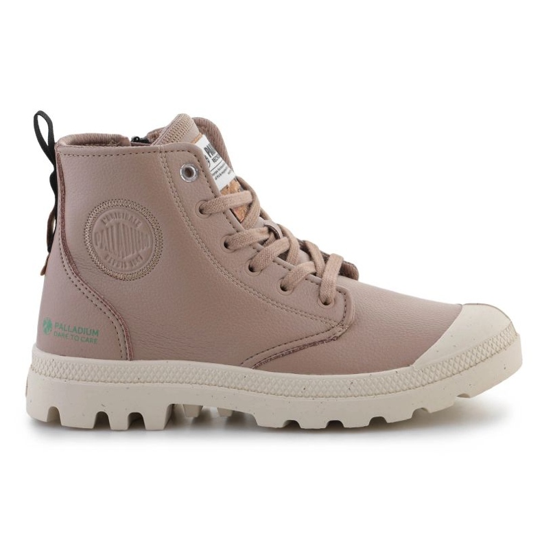 Palladium Pampa Hi Re-Vegn Leather shoes 74378-284-M beige