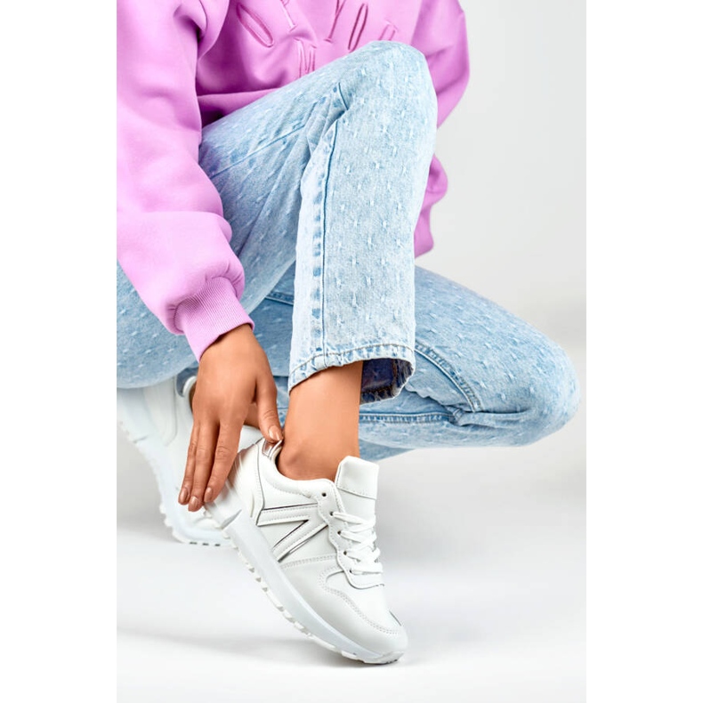 Women's sports shoes, white sneakers, LL66-33W Women's sports shoes, white sneakers, LL66-33W