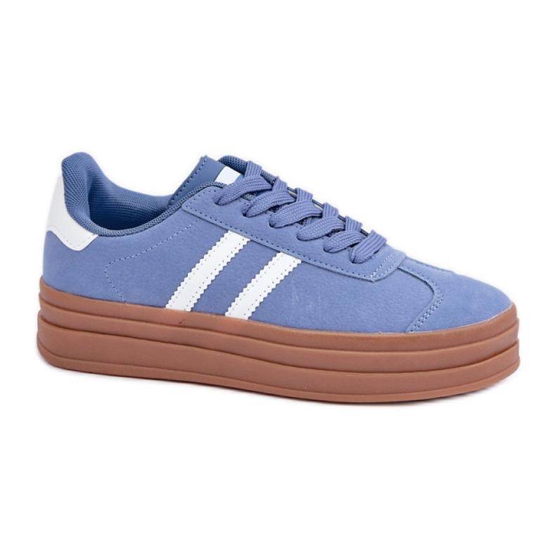 Women's sports shoes on the EV-508 platform, blue