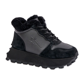 Big Star Insulated Sports Shoes OO274A329 gray and black Big Star Insulated Sports Shoes OO274A329 gray and black