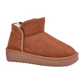 D.Franklin Women's Snow Boots with Fur DFSH370010 brown