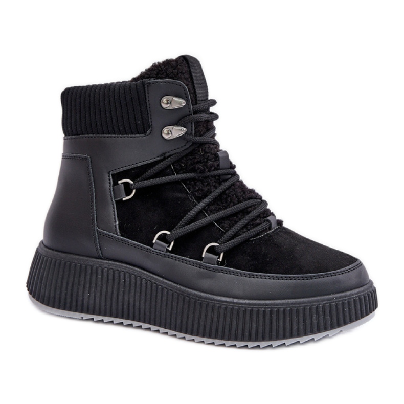 Women's Insulated Snow Boots MD9944-1 black