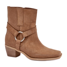 Women's Uninsulated Boots Zazoo 3444/2 beige Women's Uninsulated Boots Zazoo 3444/2 beige