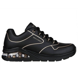 Skechers Uno 2 Golden Trim shoes 155637-BKGD black