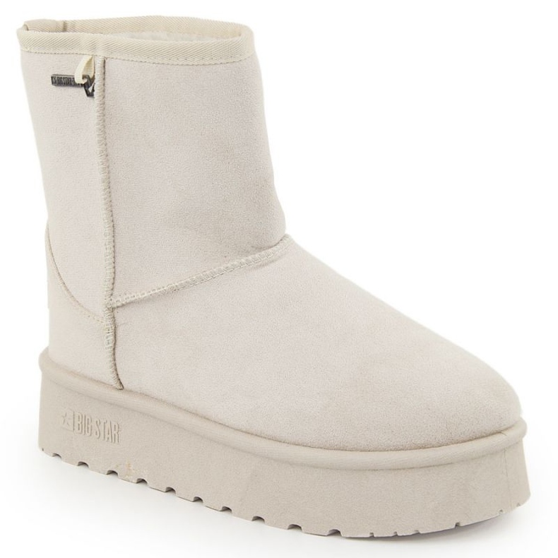 Big Star Women's Snow Boots OO274897 with TEX Membrane beige