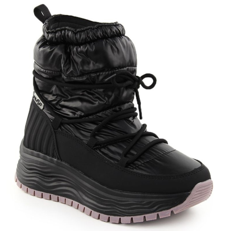 Filippo DBT6647 women's slip-on snow boots, black