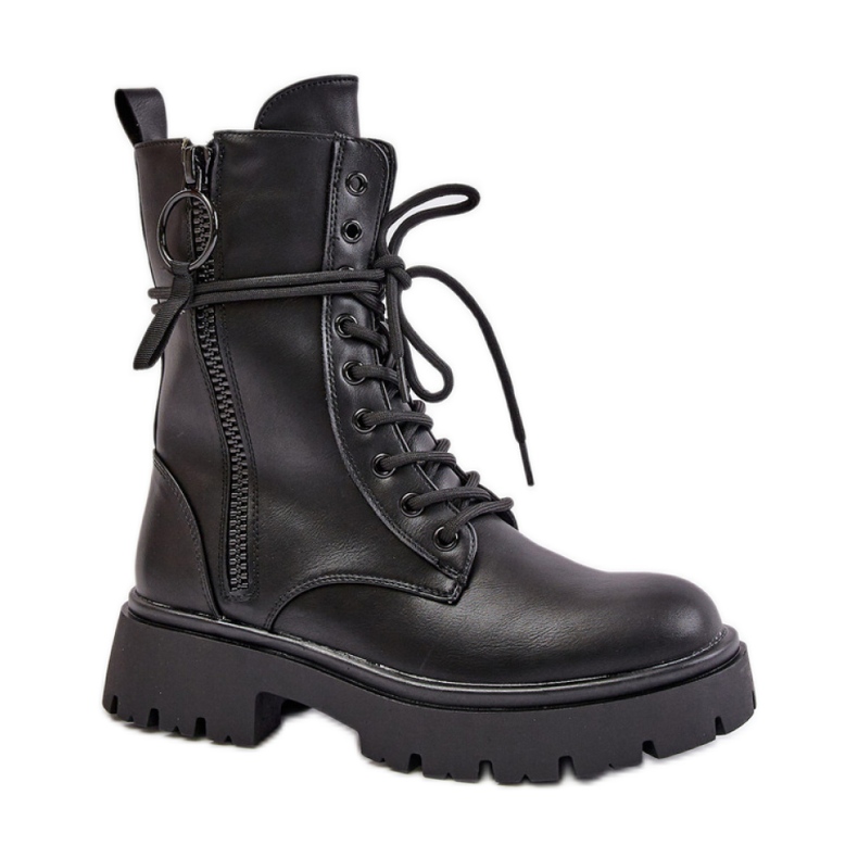 Women's Insulated Worker Boots 24BT35-7870 black