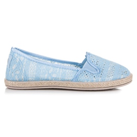Balada Lace Espadrilles Slip On blue Balada Lace Espadrilles Slip On blue