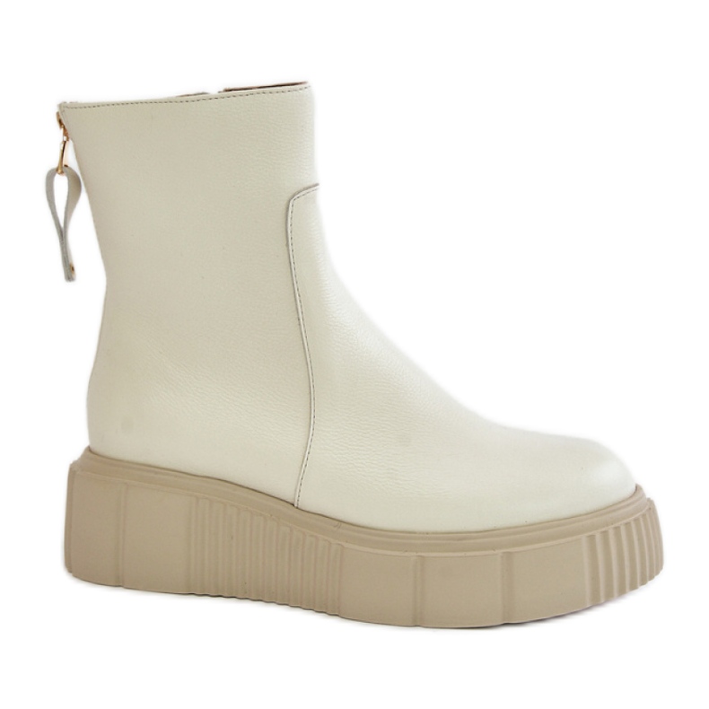 Zazoo Women's Platform Boots 60369 beige