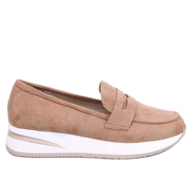 Women's camel wedge moccasins brown Women's camel wedge moccasins brown