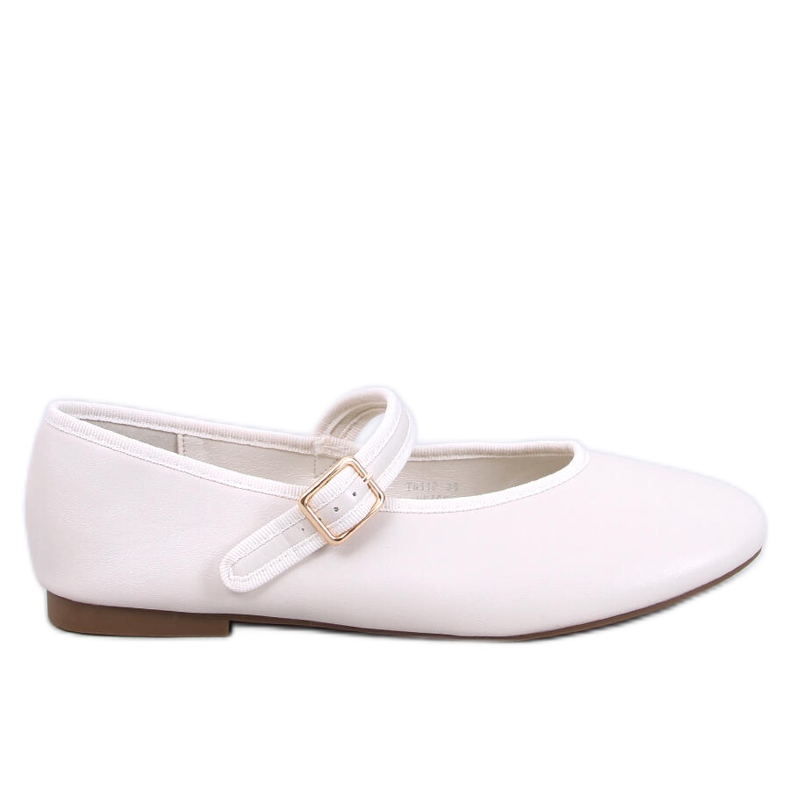 Women's ballerina shoes with a beige strap Women's ballerina shoes with a beige strap