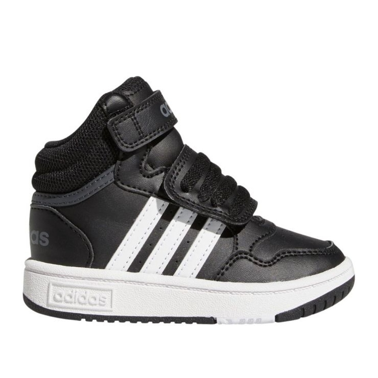 Adidas Hoops Mid Shoes With Velcro GW0408 sports shoes, black Adidas Hoops Mid Shoes With Velcro GW0408 sports shoes, black